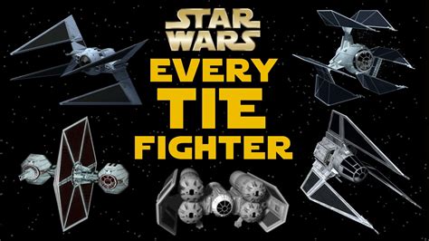 different tie fighters